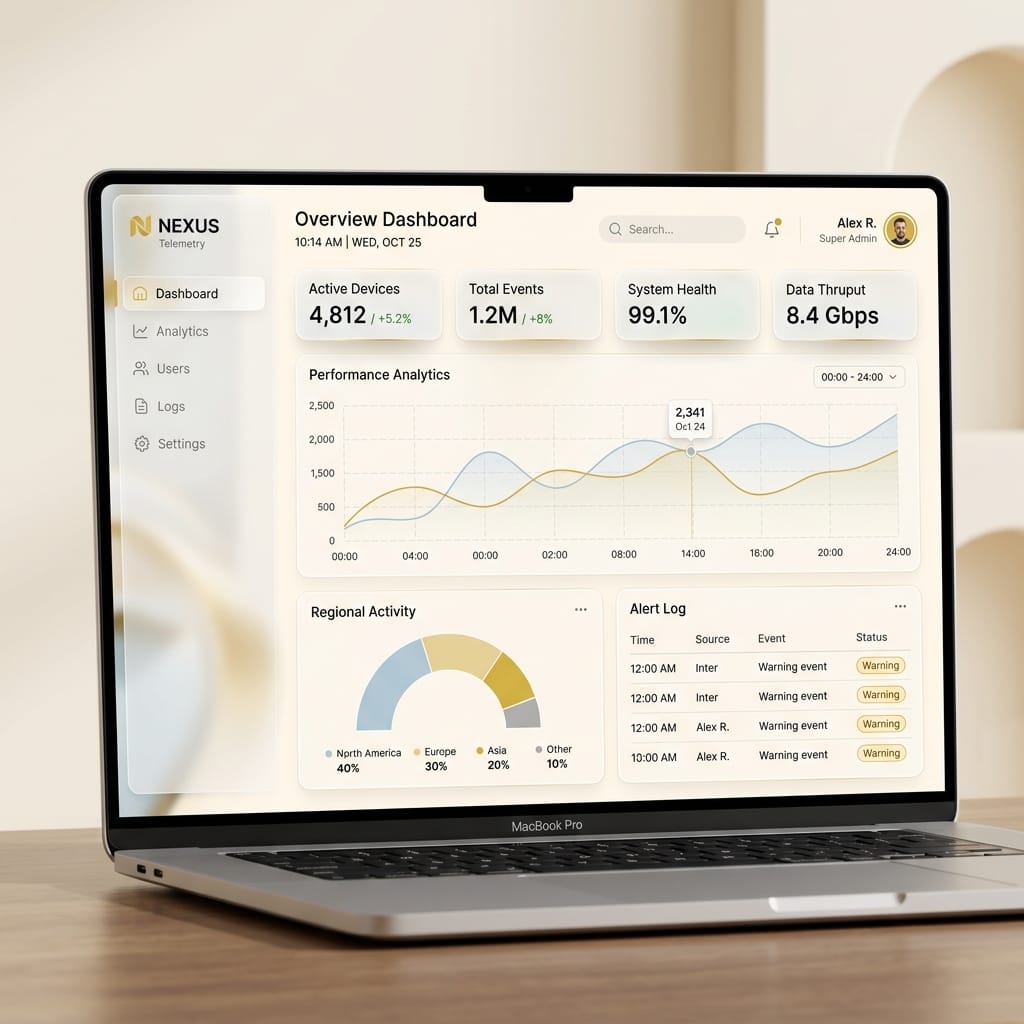 Building the Admin Dashboard: Grafana-Inspired UI